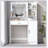 Elegant Vanity Desk With Mirror & Light, Large Drawer Three Level Storage, Adjustable Brightness For Bedroom-1737120287
