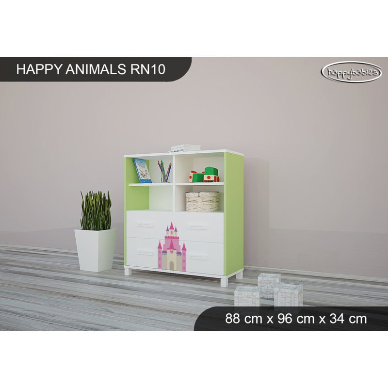 88cm W Kids Cube, Green