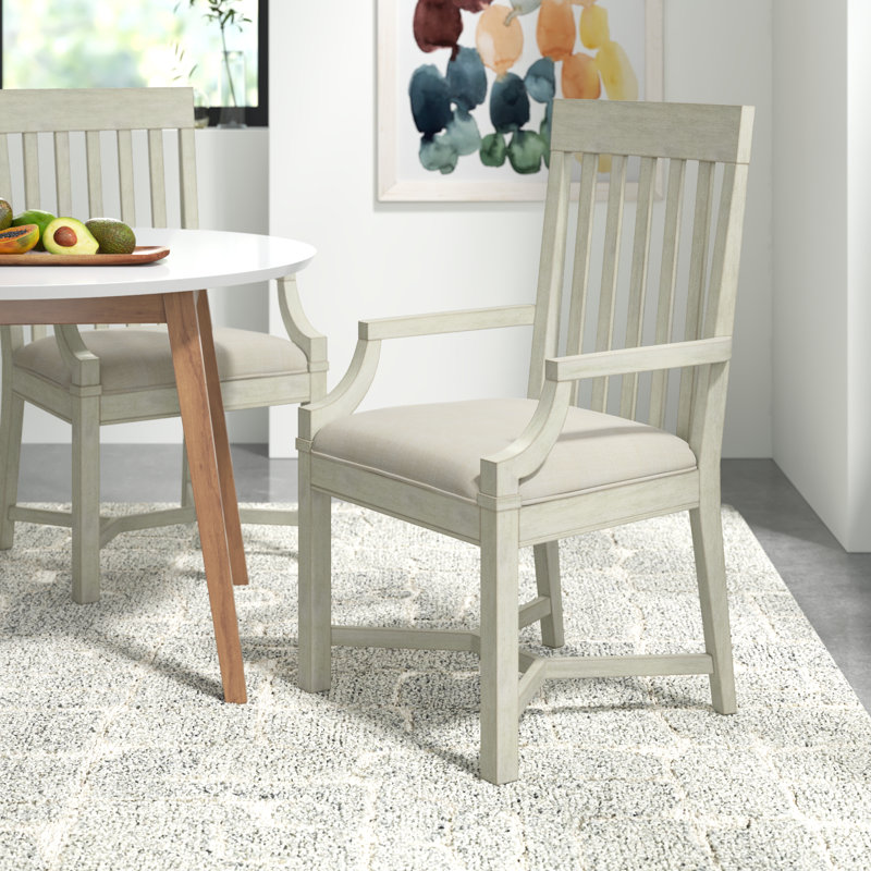 Oakman 19'' H Fabric Upholstered Armchair, Sun Washed