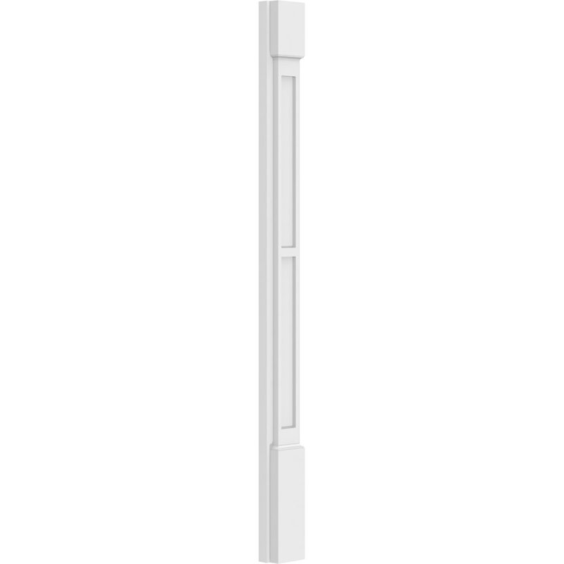 Deux pilastres en PVC TruCraft (la paire), H 48 po x l 9 po x P 2 po, Standard standard et base