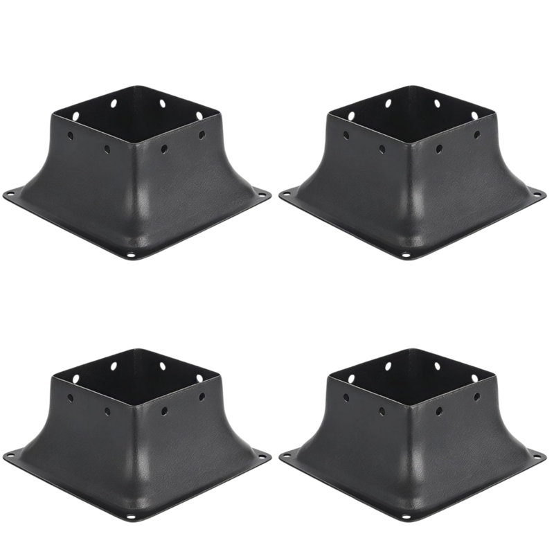 FXSGER Black Metal Hardware for Pergola