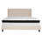 Aluino Tufted Upholstered Platform Bed w/ Memory Foam Pocket Spring Mattress-1435418675-1435418676