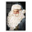  «Blue Santa» par Ashley Bradley, art mural en verre acrylique, 16 po x 24 po-1262401780