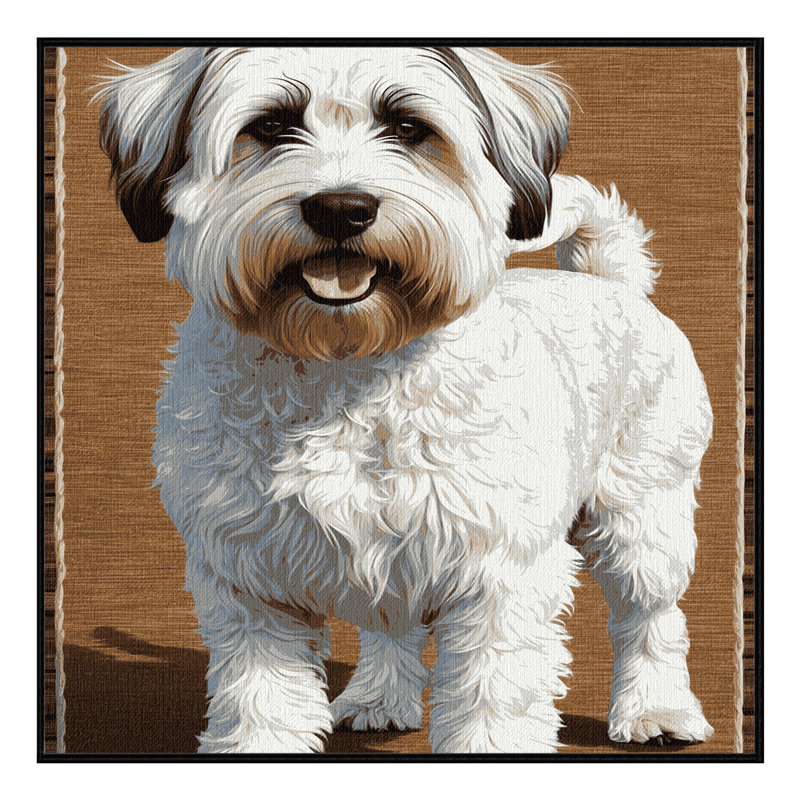  Tapis lavable pour chiens Kuvasz, Rectangulaire 7 pi x 10 pi