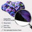Horloge murale en métal mauve - Pensées mauves-106025985