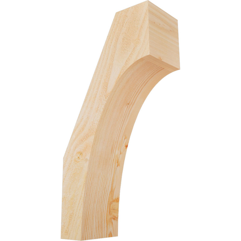 Attelle de genou Westlake, Sapin de Douglas, H 24 po x l 6 po x P 12 po, Brute