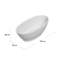 1700mm x 790mm Freestanding Soaking Acrylic Bathtub
