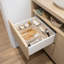 Ensemble de rangement de tiroir en feutre 7 pièces - Beige-121303224