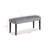 1Pc Gray Black Bench Dining Room Velvet Fabric Upholstery Kitchen Dining Wooden Furniture