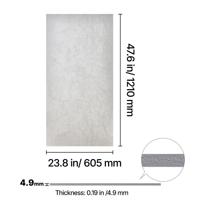 Dalles de plafond en PVC 24 x 48 po, motif marbre blanc, panneaux en mousse PVC durable, compatibles avec les grilles, résistants à l'eau, faciles à découper, nécessitant peu d'entretien, solution décorative élégante pour les maisons et les bureaux