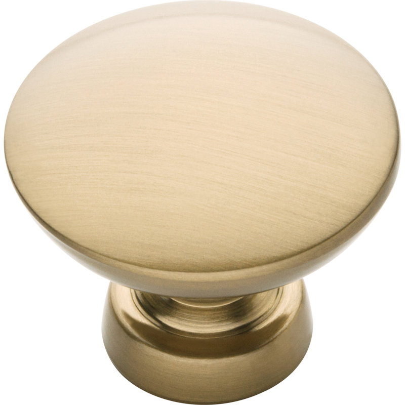 Round Knob, Champagne Bronze