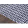 Tapis ivoire / bleu marine en coton tissé à la main Bester