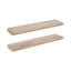 Ensemble de tablettes flottantes en bois de manguier Burena