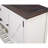 Brown And White 2-Drawer Server