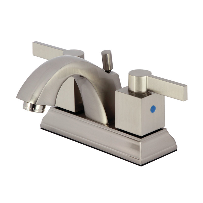 Meridian Centerset Bathroom Faucet with Drain Assembly, Brushed Nickel