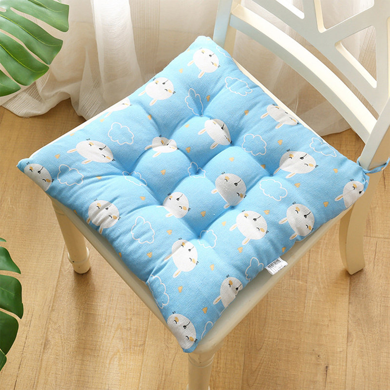 Thickened Chair Cushions Student Stool Cushions Office Four-season Butt Pads Breathable Summer Soft Cushions Cottons And Linen Chair Cushions
