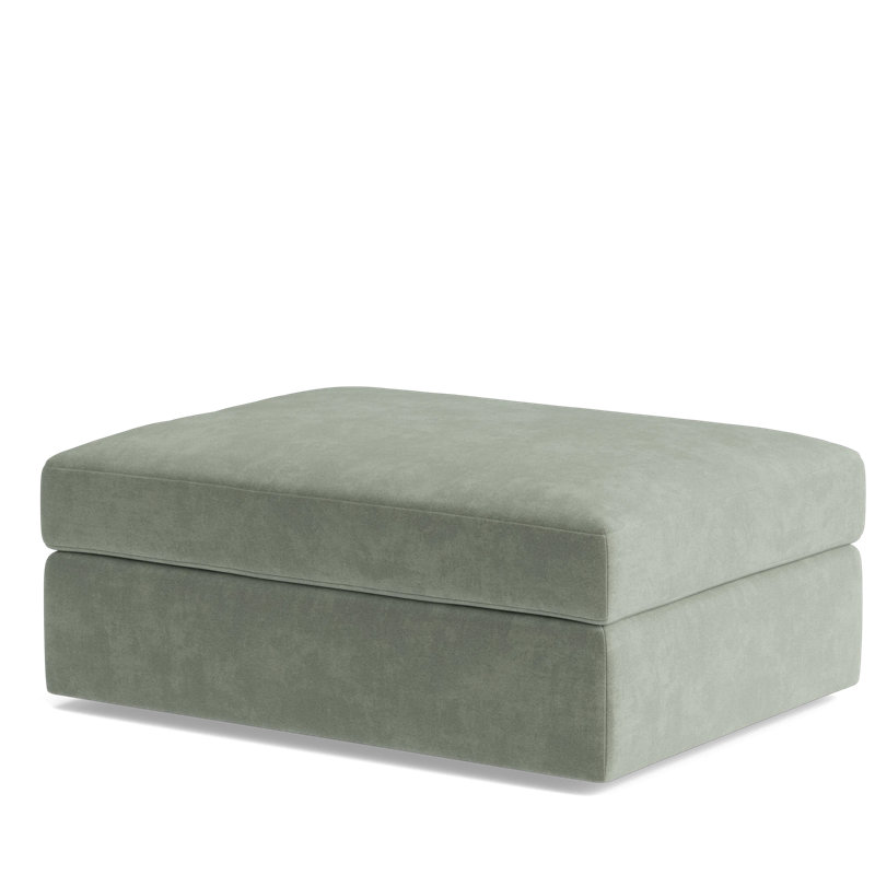 The OG Ottoman, Velvet - Sage
