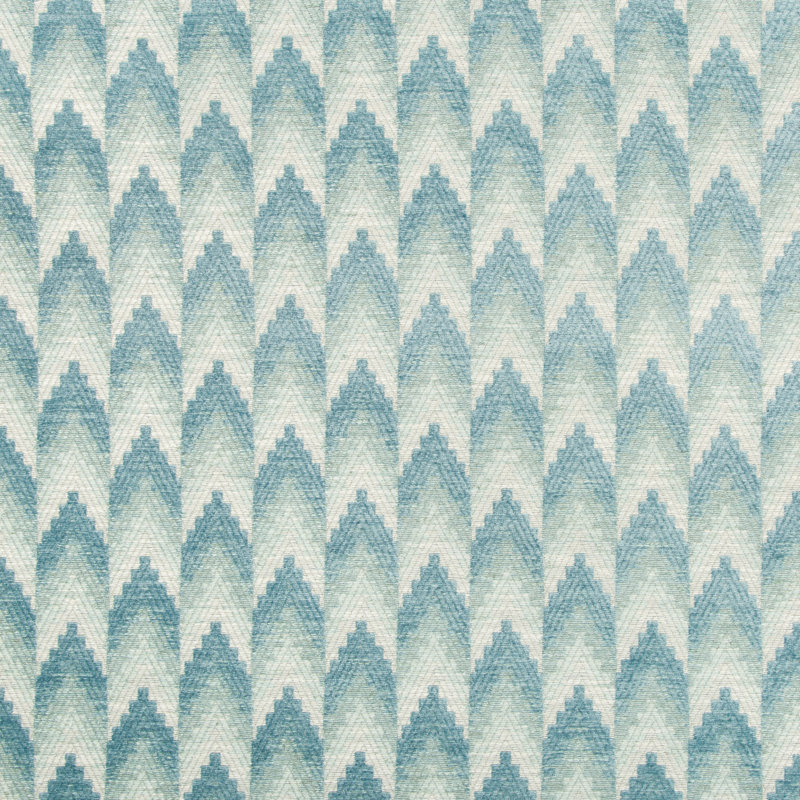Alsace Weaves Ventron Fabric, Aqua
