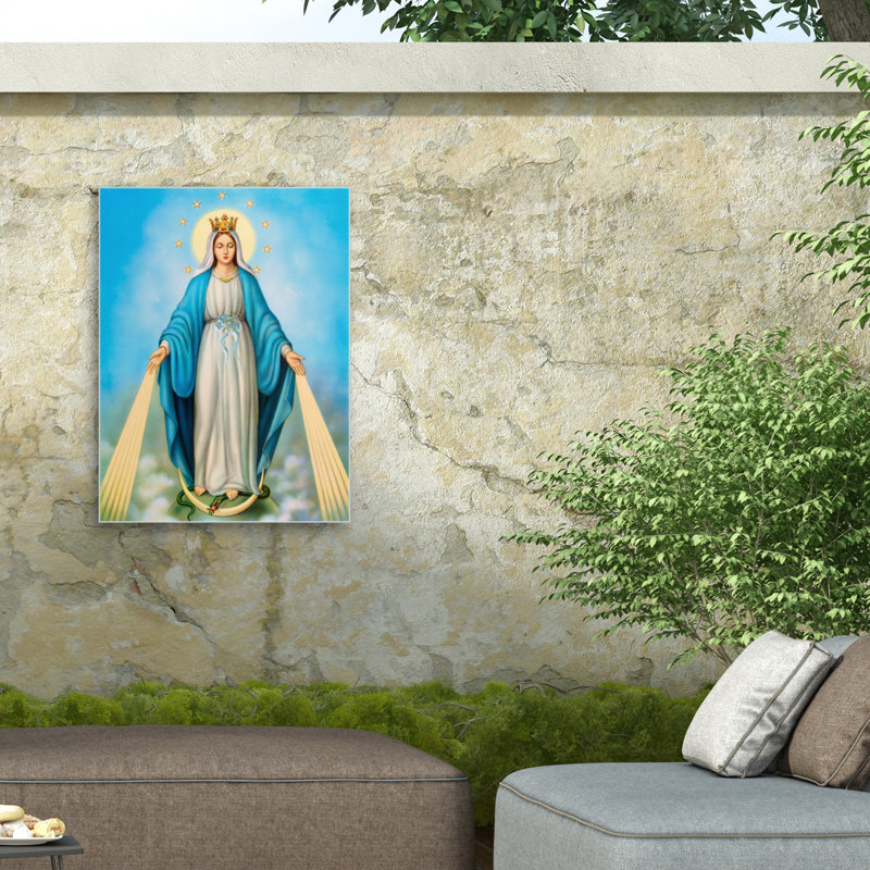 Toile pour l'extérieur Marcus Jules Mother Mary, H 35 po x l 47 po
