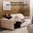 98" Wall Hugger & Zero-Gravity 3 Seater Power Reclining Sofa, Pet Friendly Fabric With USB & Type-C Ports For Living Room-1109786991-1110033857