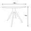 Holmen Round Metal Base Dining Table-748653571