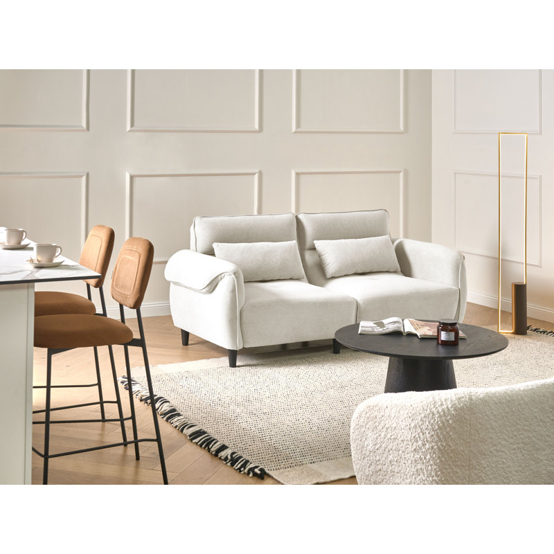 3 Seater Fabric Sofa, Off White