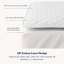 Housse de surmatelas en coton matelassé Delara, 100% coton biologique certifié GOTS, 400TC, 300 g / m², rembourrage de 0,25 po, poche profonde 18 po - grand 60 po x 80 po-1340432622