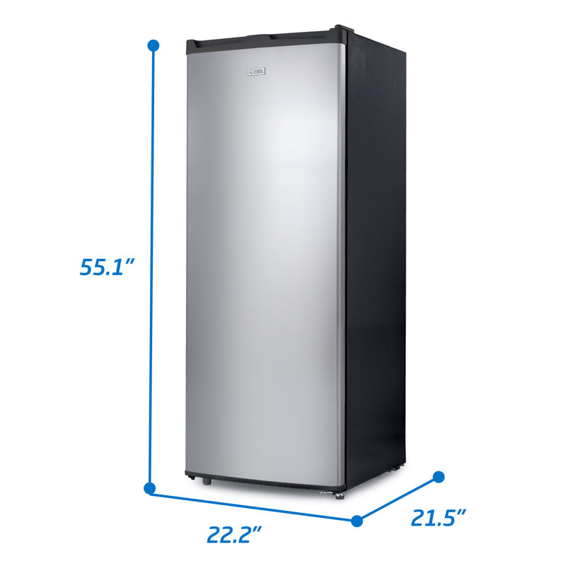 CCFE Series Commercial Cool Portable 6 cu. ft. Undercounter Upright Freezer with Adjustable Temperature Controls