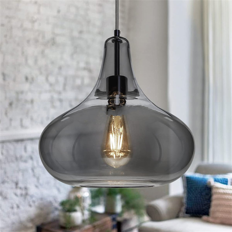 URBNLIVING 1 - Light Black Single Pendant