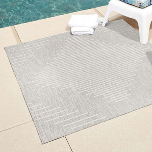 Tapis intérieur / extérieur gris Ava-Mary