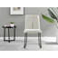 Tierra Modern Glass & Metal Round Dining Table Set & 6 Luxury Fabric Dining Chairs-87415154