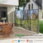 Pare-soleil latéral rétractable 71 "X138", semi-transparent avec impression UV, UPF50 +, idéal pour bloquer le soleil et le vent, créant un espace privé pour le jardin, le balcon et la piscine.