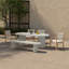 Pipperidge 86.5'' Stone Outdoor Dining Table