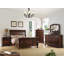 Mobilier de chambre à coucher avec placage en contreplaqué traditionnel