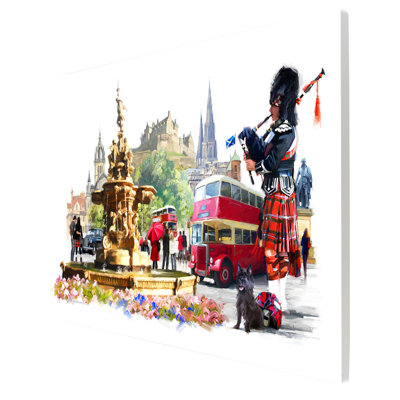 MACNEIL STUDIOS Traditional Cities & Countries Wall Decor on Ceramic