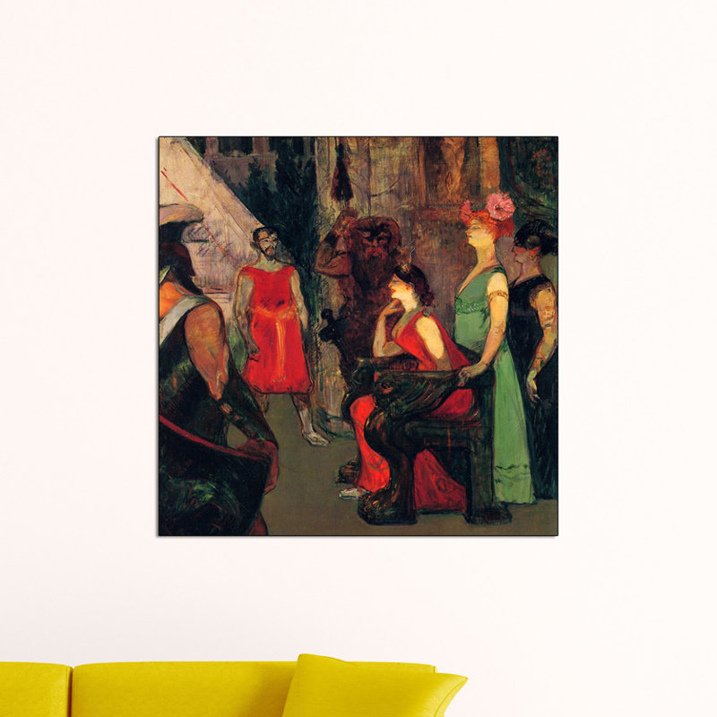 Henri De Toulouse-Lautrec - Wrapped Canvas Print, 70cm H x 70cm W x 1.8cm D