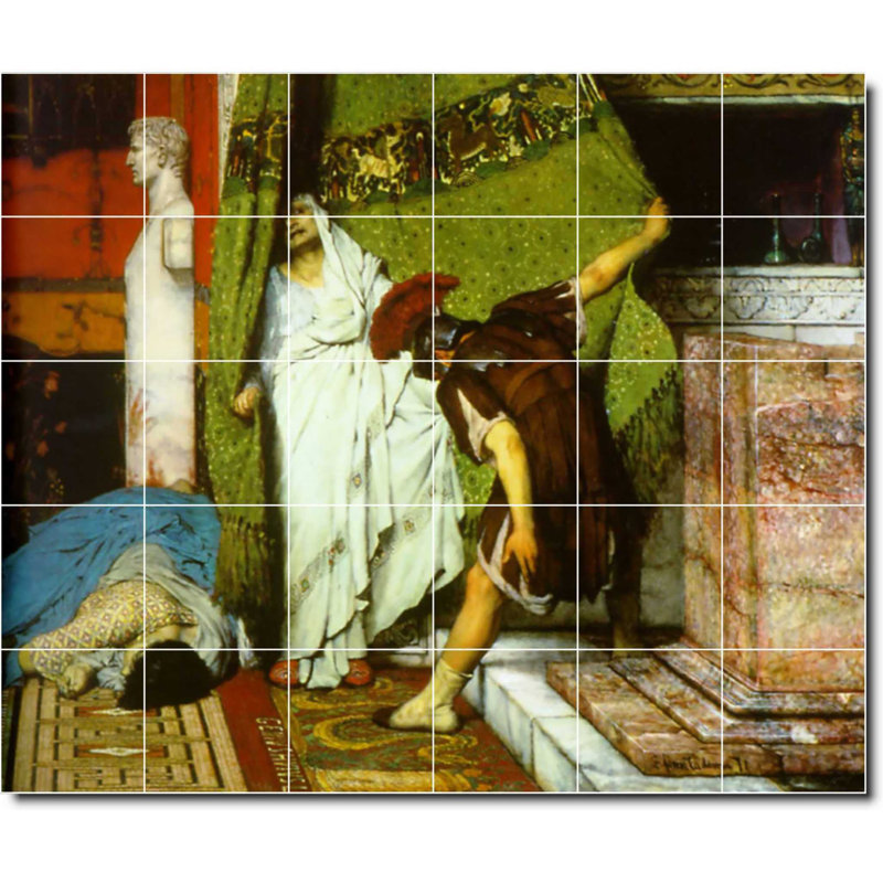 Carreau de céramique décorative 36 po x 30 po 6 po x 6 po, Historique 071