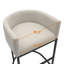 Upholstered Counter Stool with Metal Frame-315673798