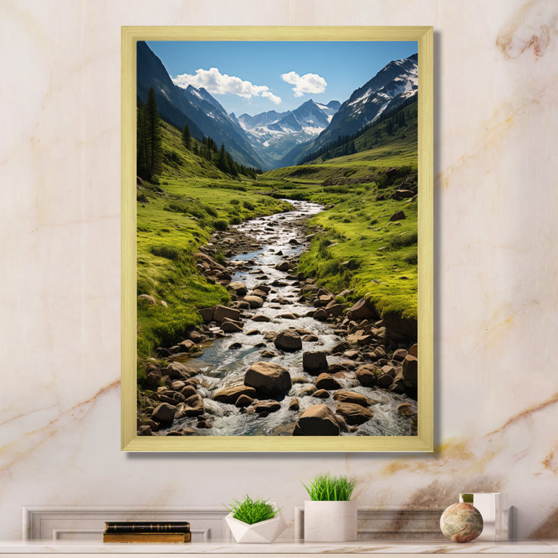 «Bailem Colorado Landscape II», reproduction sur toile, H 32 po x l 24 po x P 1 po, Encadrement doré