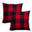 Buffalo Check Square 100% Cotton Pillow Cover & Insert