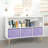 Kids Bookcase With Collapsible Fabric Drawers-1224021021