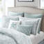 Édredon très grand 100% coton blanc, broderie foncée, surdimensionné et comprend un édredon, une jupe de lit, 2 taies décoratives, du coton blanc, une literie trop rembourrée,