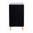 Extendable Tv Cabinet, Black Finish - For 80-89" Tvs Wood Stand With Area Up To 89"-1009611835