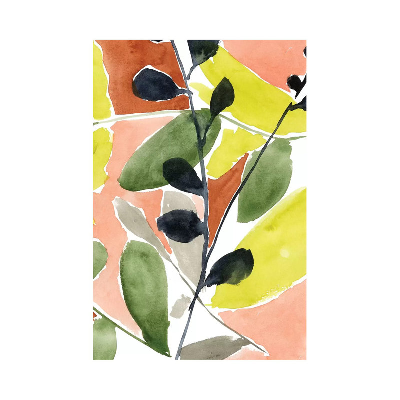 Tropic Fun I by Jennifer Goldberger - Wrapped Canvas Print, 30.48cm H x 20.32cm W x 1.91cm D