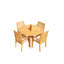 Hari Outdoor 5 - Piece Teak Dining Set-2007460528