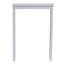Armoire au-dessus de la toilette de 27 po x 9 po peu encombrante en bois blanc avec compartiment de rangement supérieur Dorset
