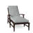 Croquet Aluminum Chaise - Mahogany-38590896-62380121-63361263
