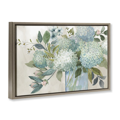 Délicat bouquet d'hortensias