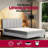 Upholstered Platform Bed Frame, Tufted Headboard-967201182