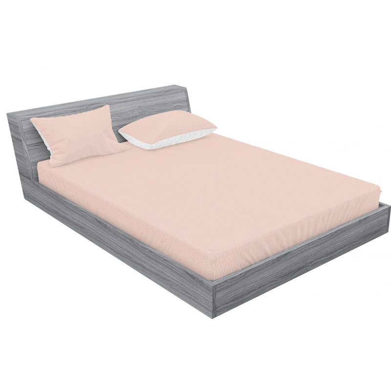 Microfiber Striped Sheet Set, Full Sheet Set with Fitted Sheet and 2 Pillowcases